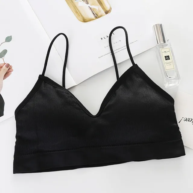 Women Sexy Crop Tops Bra Tube Top Female Streetwear Sleeveless Seamless Sports Bra Crop Camis