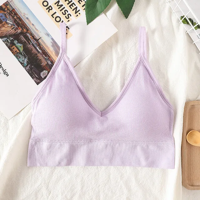 Women Sexy Crop Tops Tube Top Female Streetwear Sleeveless Camis Seamless Top Tank