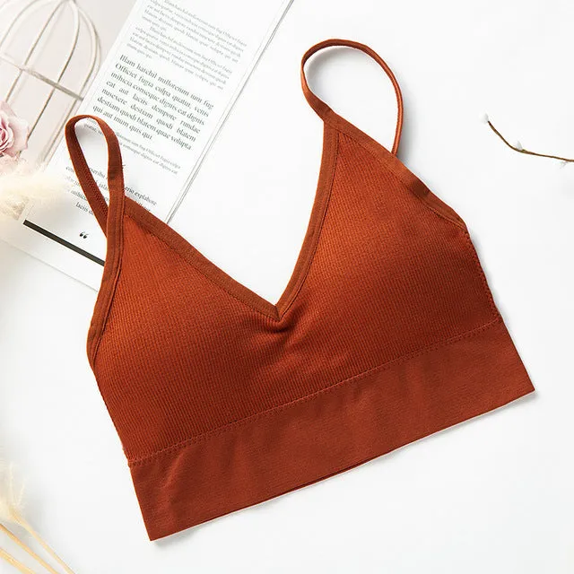 Women Sexy Crop Tops Tube Top Female Streetwear Sleeveless Camis Seamless Top Tank