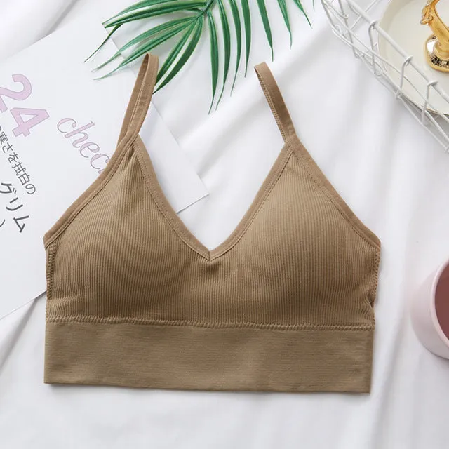 Women Sexy Crop Tops Tube Top Female Streetwear Sleeveless Camis Seamless Top Tank