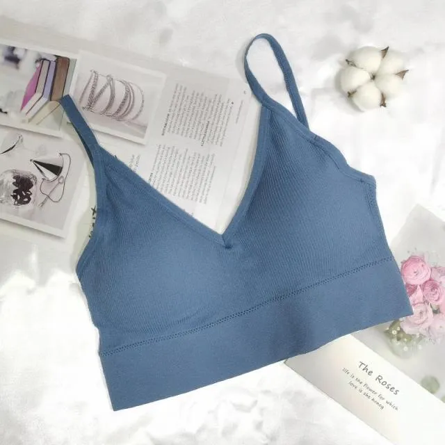 Women Sexy Crop Tops Tube Top Female Streetwear Sleeveless Camis Seamless Top Tank