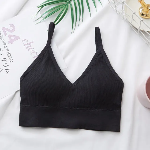 Women Sexy Crop Tops Tube Top Female Streetwear Sleeveless Camis Seamless Top Tank