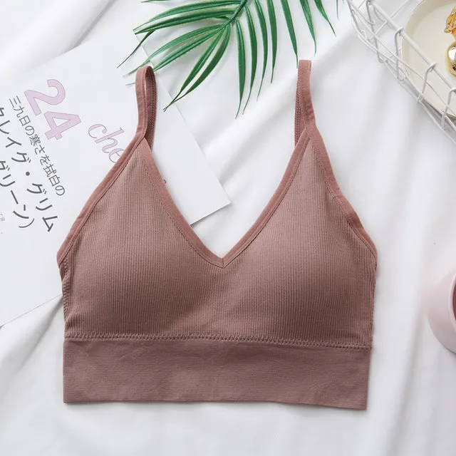 Women Sexy Crop Tops Tube Top Female Streetwear Sleeveless Camis Seamless Top Tank