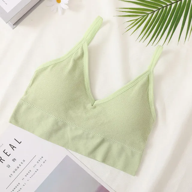 Women Sexy Crop Tops Tube Top Female Streetwear Sleeveless Camis Seamless Top Tank