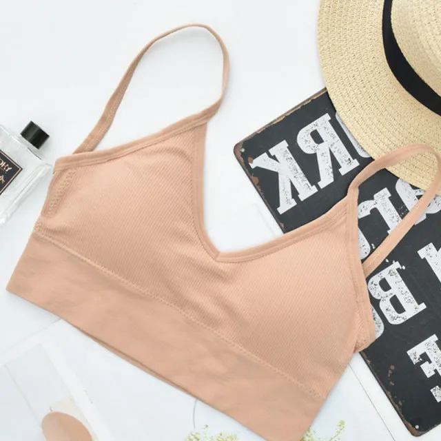 Women Sexy Crop Tops Tube Top Female Streetwear Sleeveless Camis Seamless Top Tank