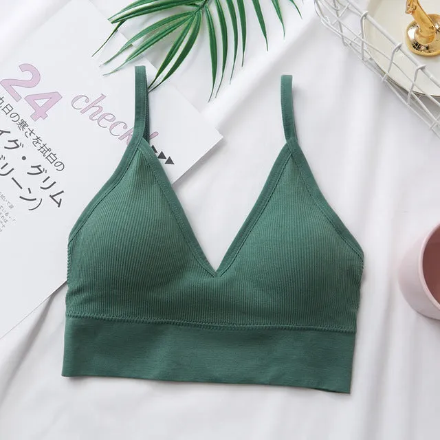 Women Sexy Crop Tops Tube Top Female Streetwear Sleeveless Camis Seamless Top Tank