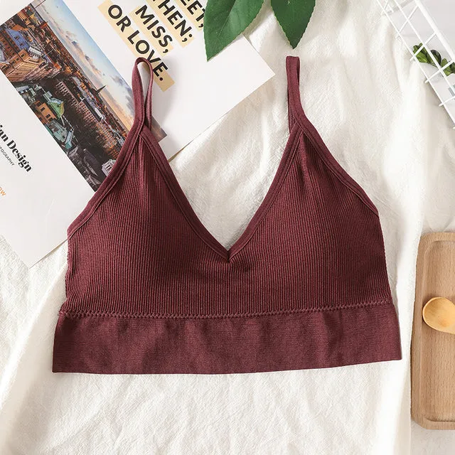 Women Sexy Crop Tops Tube Top Female Streetwear Sleeveless Camis Seamless Top Tank