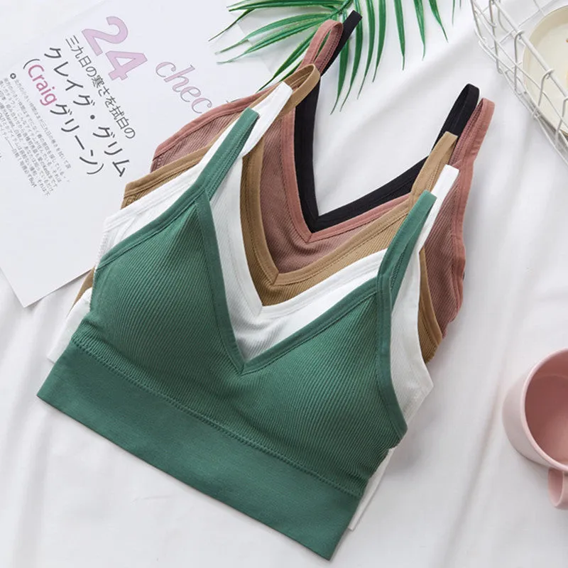 Women Sexy Crop Tops Tube Top Female Streetwear Sleeveless Camis Seamless Top Tank