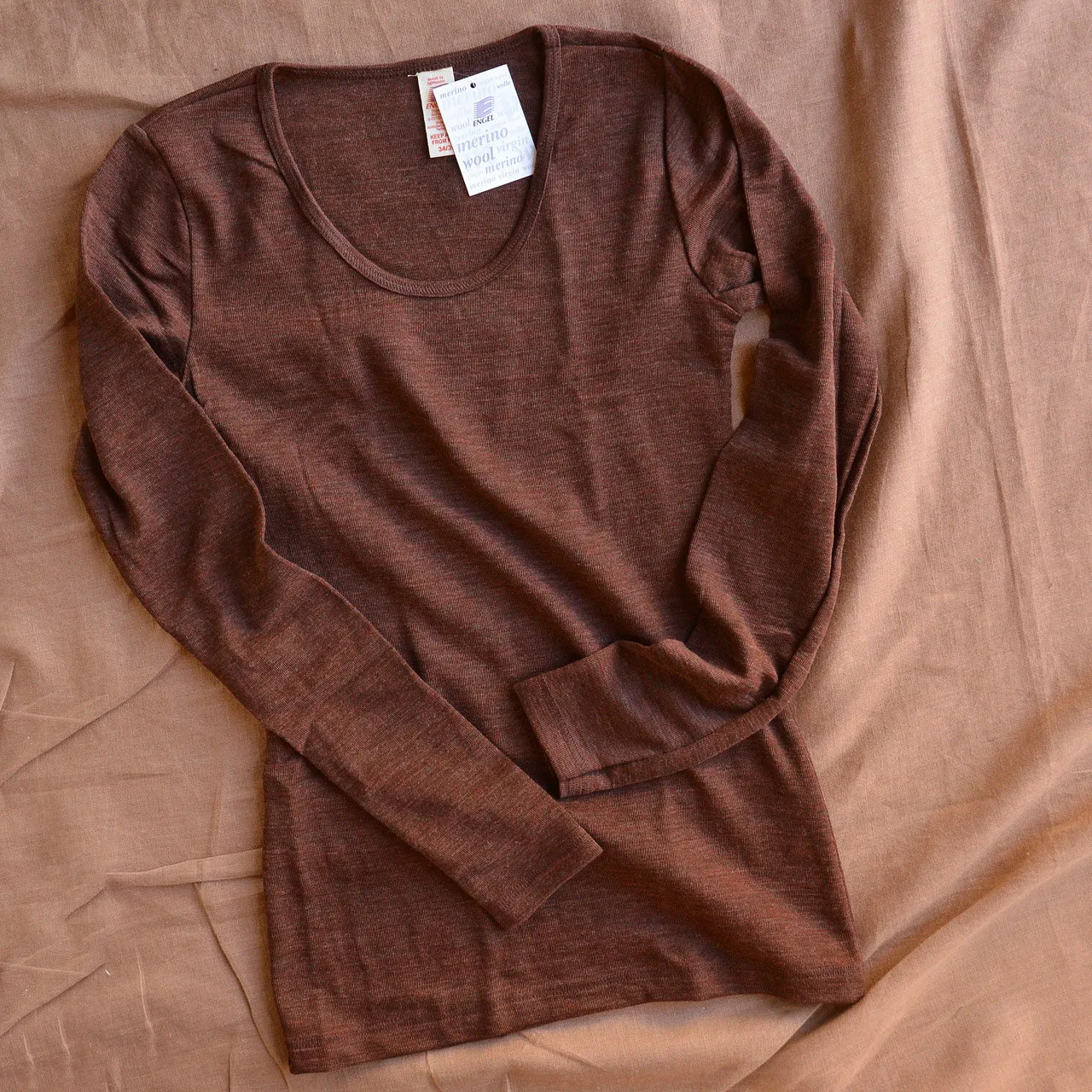 Women's 100% Organic Merino Wool Long Sleeve Top (XS-L) *Limited Edition