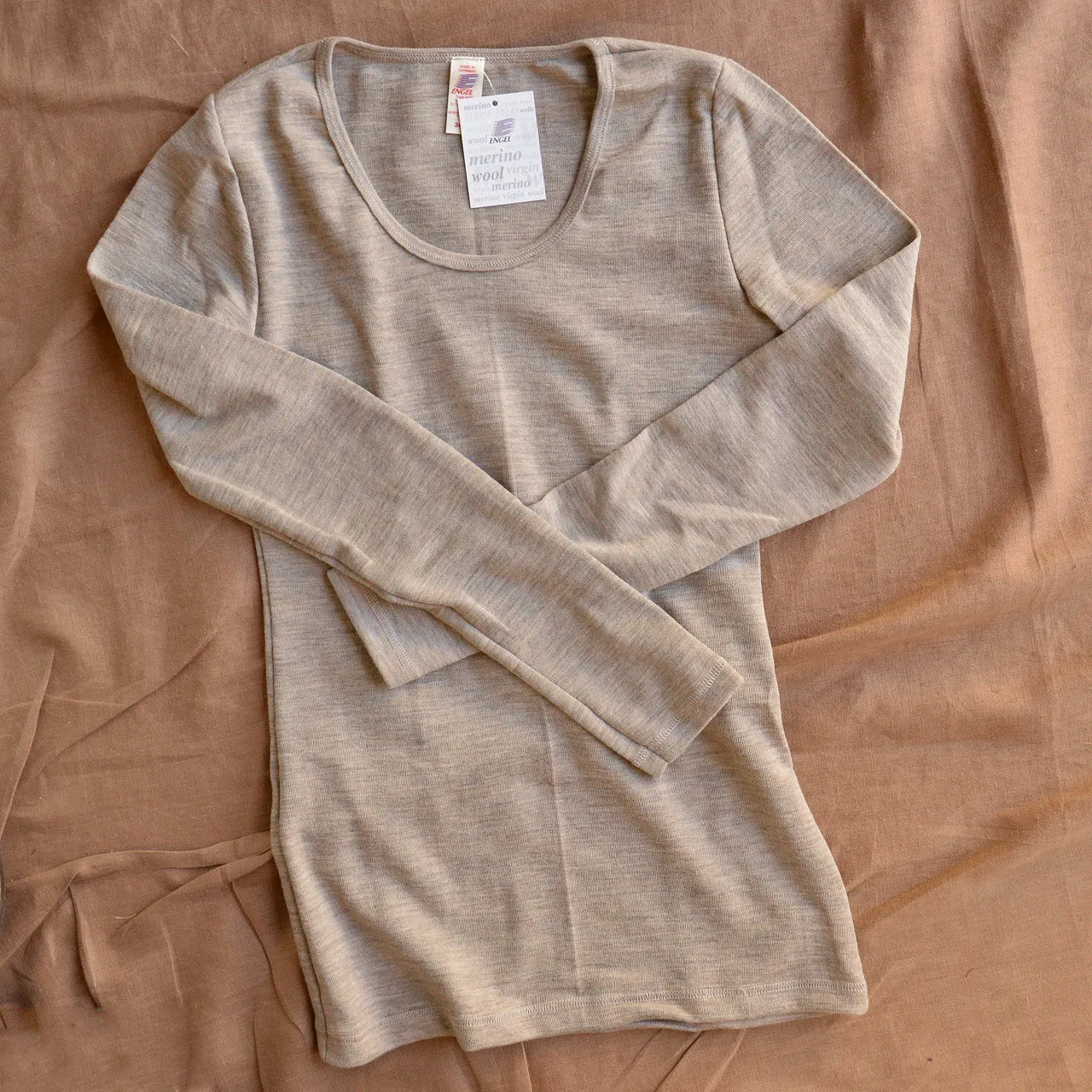 Women's 100% Organic Merino Wool Long Sleeve Top (XS-L) *Limited Edition