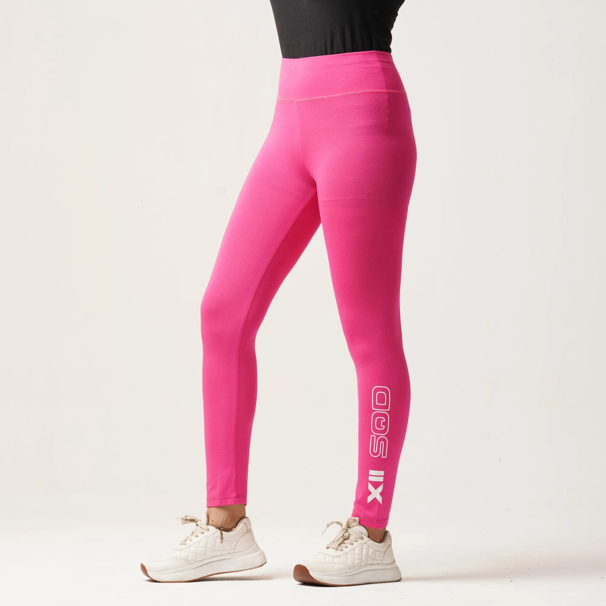 Womens Leggings-Pink