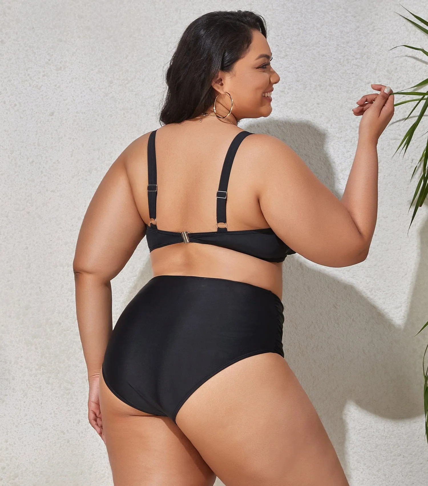 Women's Plus Size Bikini Two Piece Swimwear