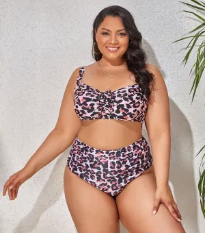 Women's Plus Size Bikini Two Piece Swimwear