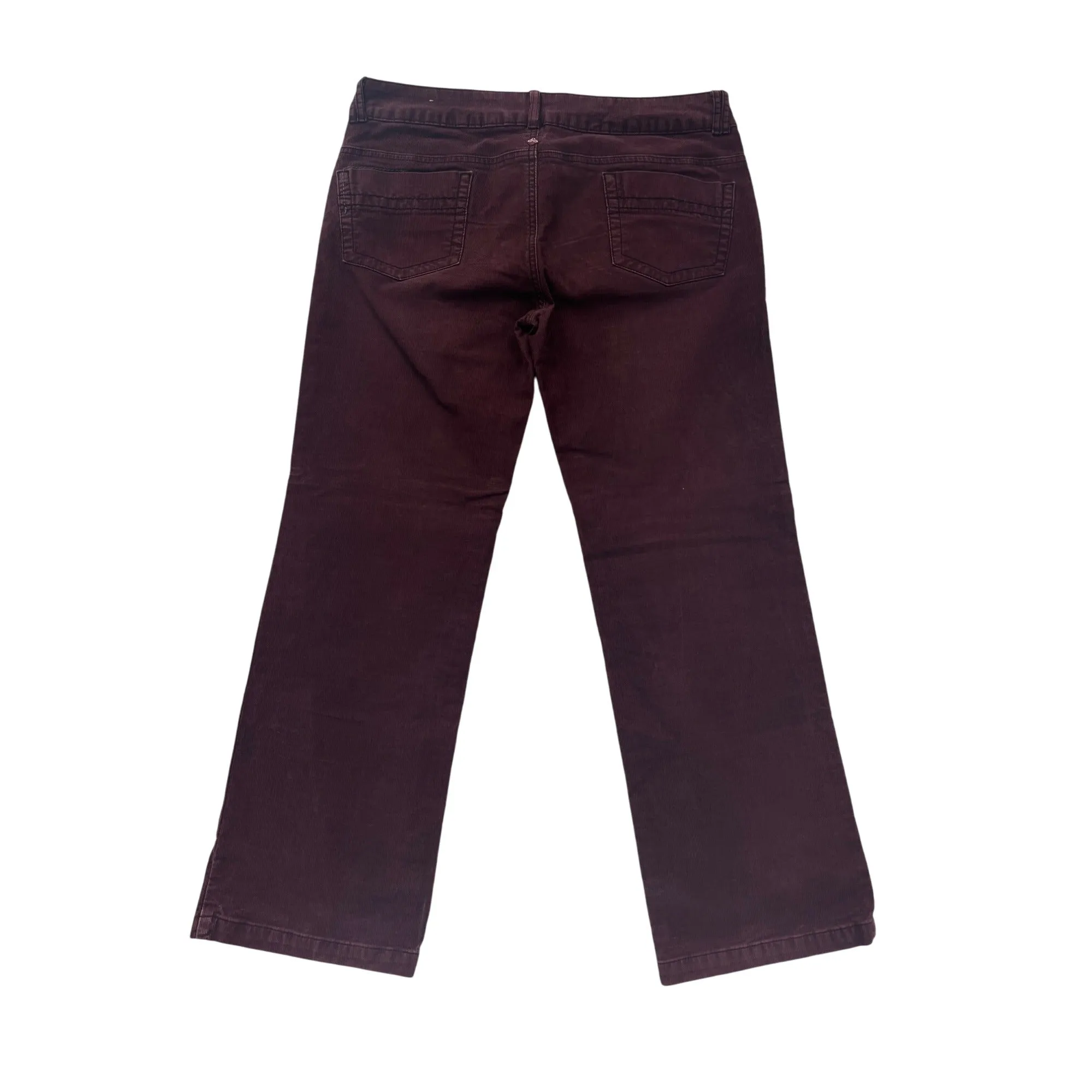 Women’s Prana  Burgundy Corduroy Pants #2950