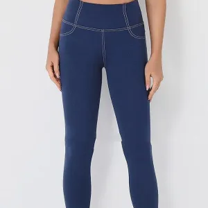 Women's Printed Denim Inspired Leggings