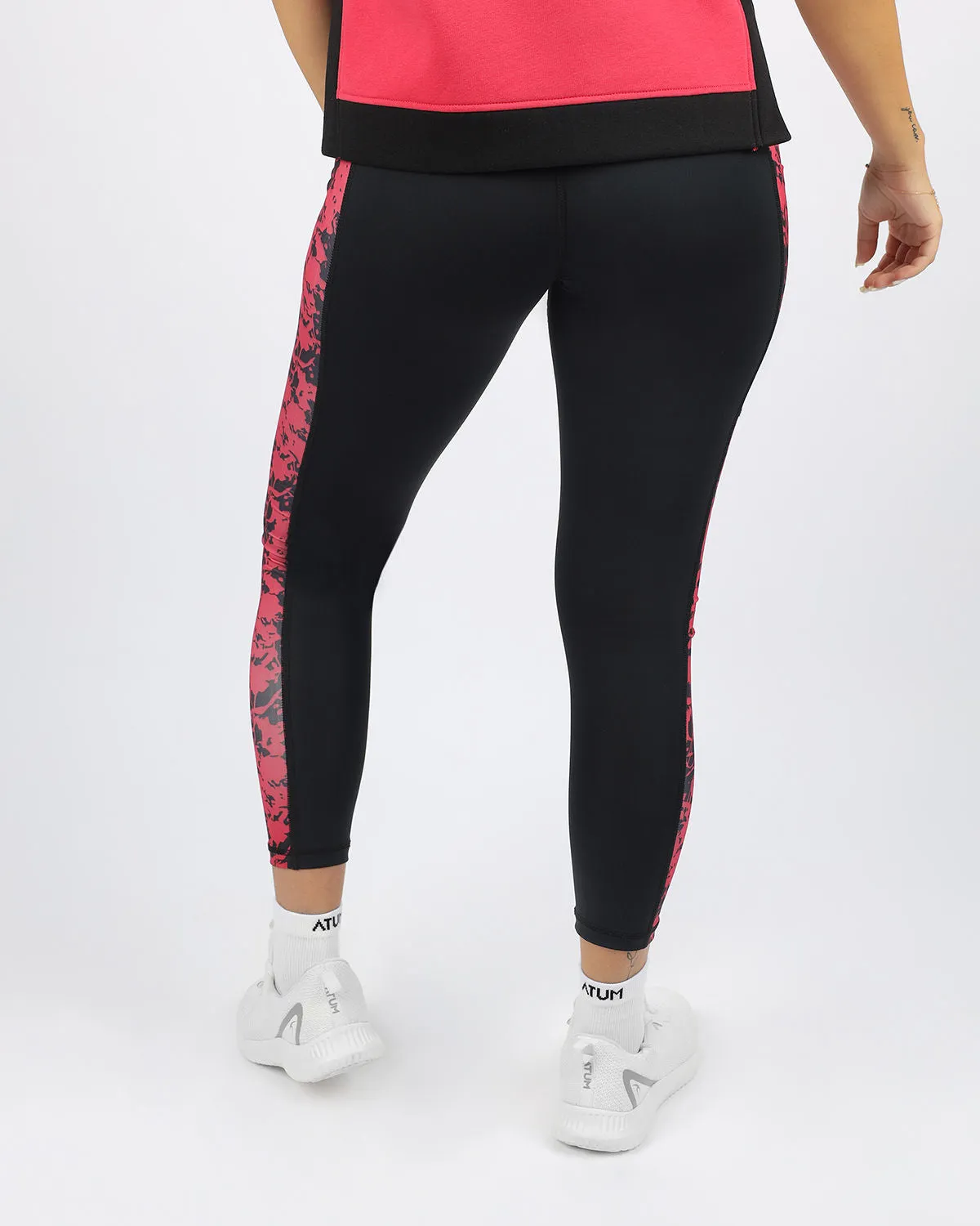Women's Printed Panel Leggings