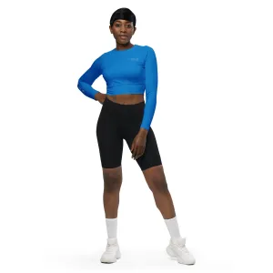 Women's Runway Girlz Crop Top (Blue/White)
