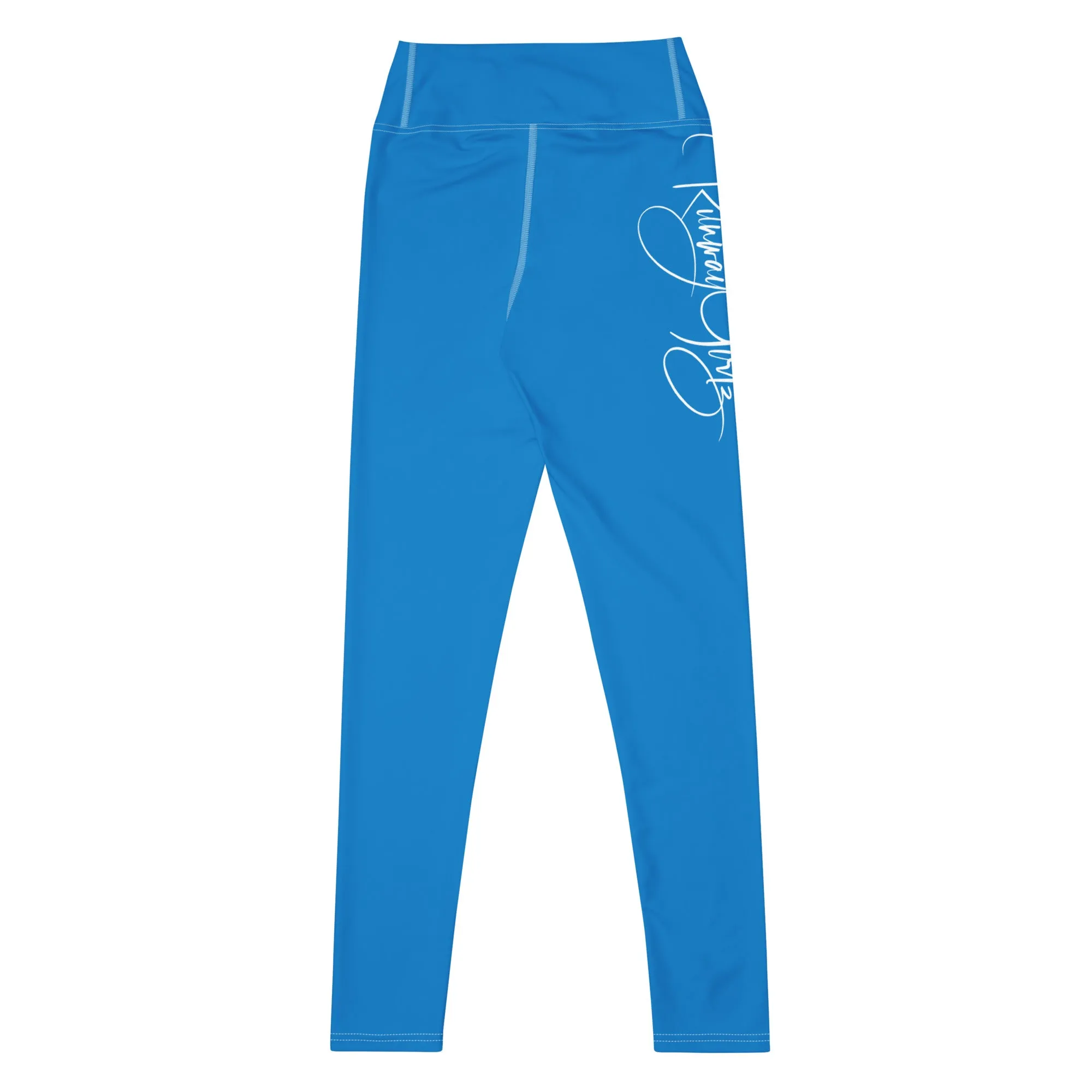 Women's Runway Girlz Yoga Leggings (Blue/White)