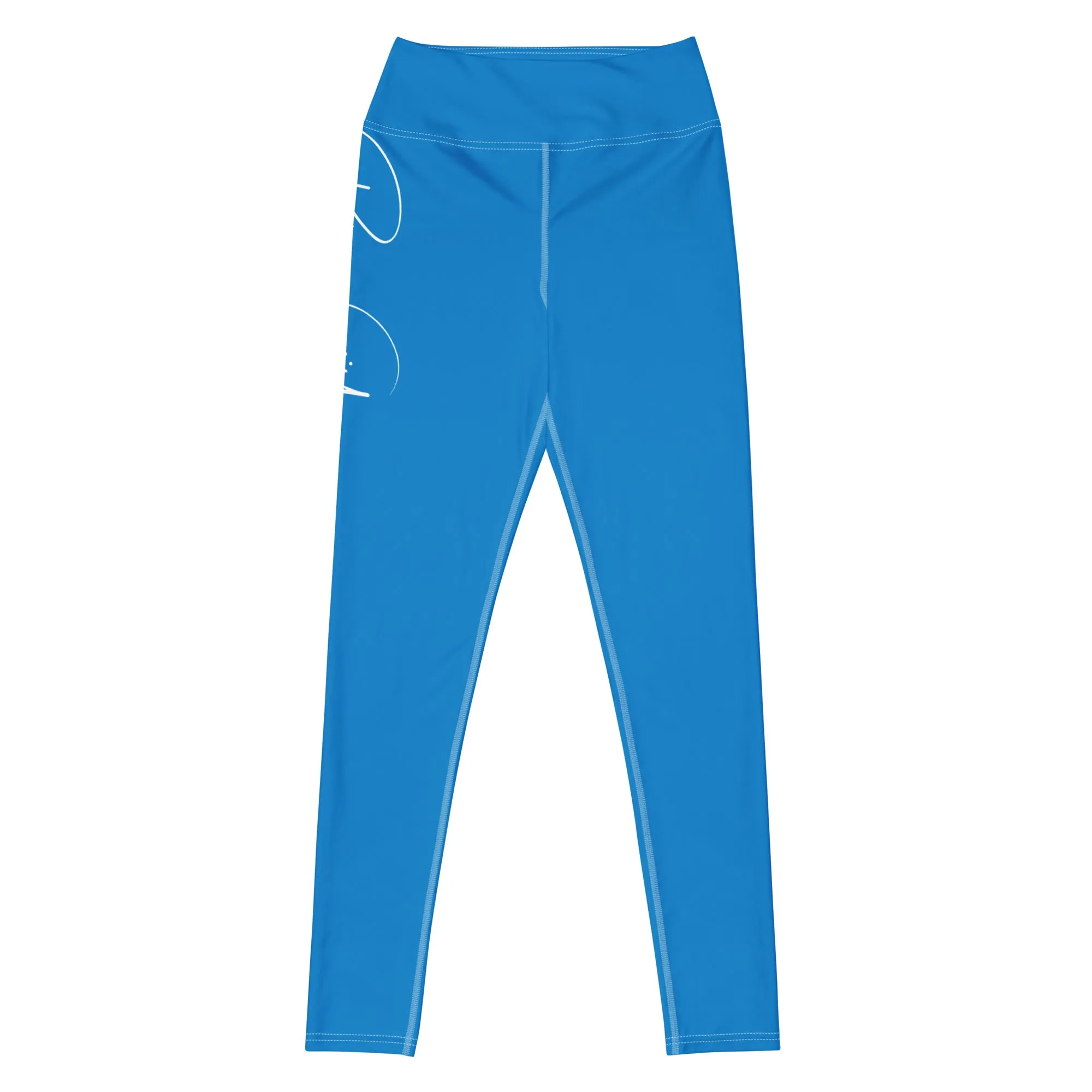 Women's Runway Girlz Yoga Leggings (Blue/White)