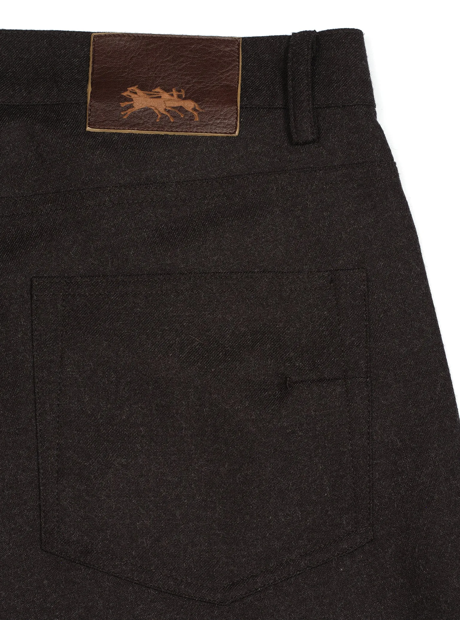 Wool 5 Pocket Charcoal