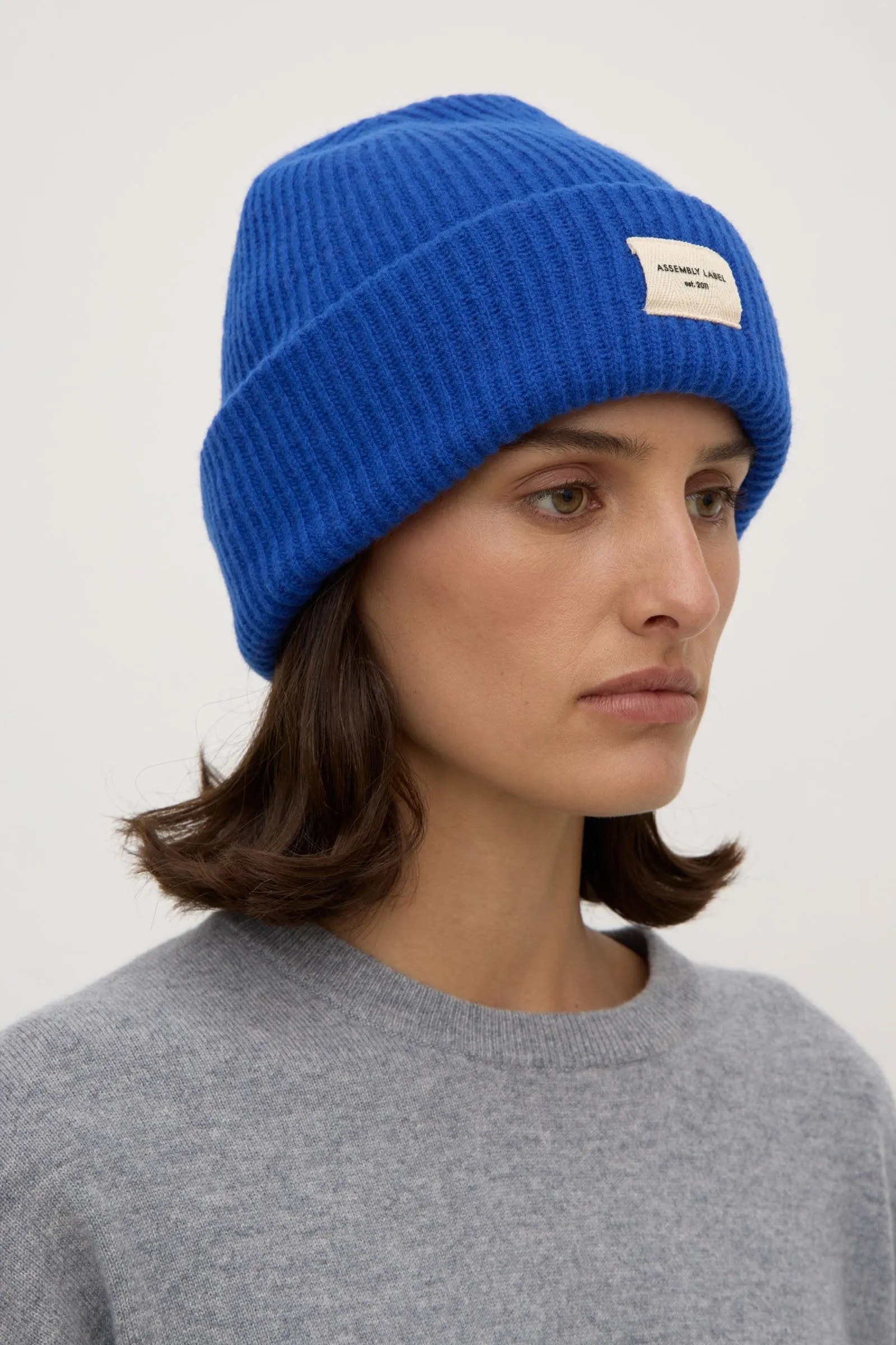 Wool Rib Beanie