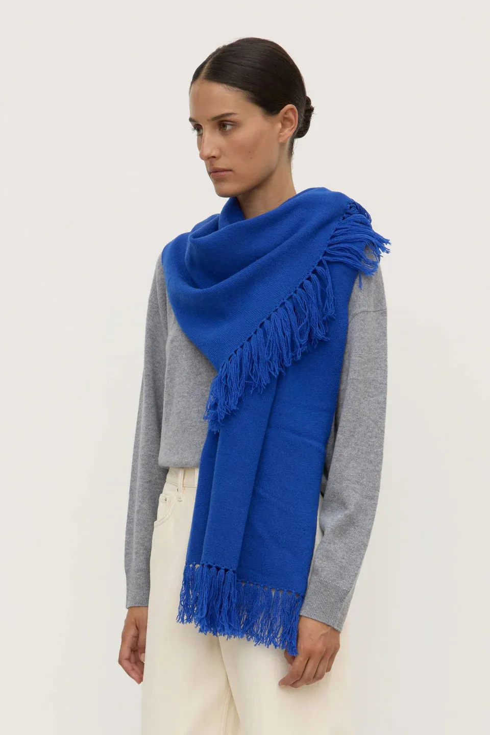 Wool Scarf - Ultramarine