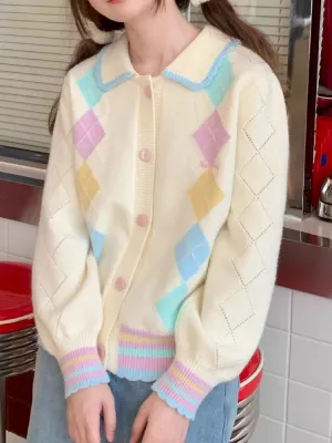 wool sweater girl cardigan jacket