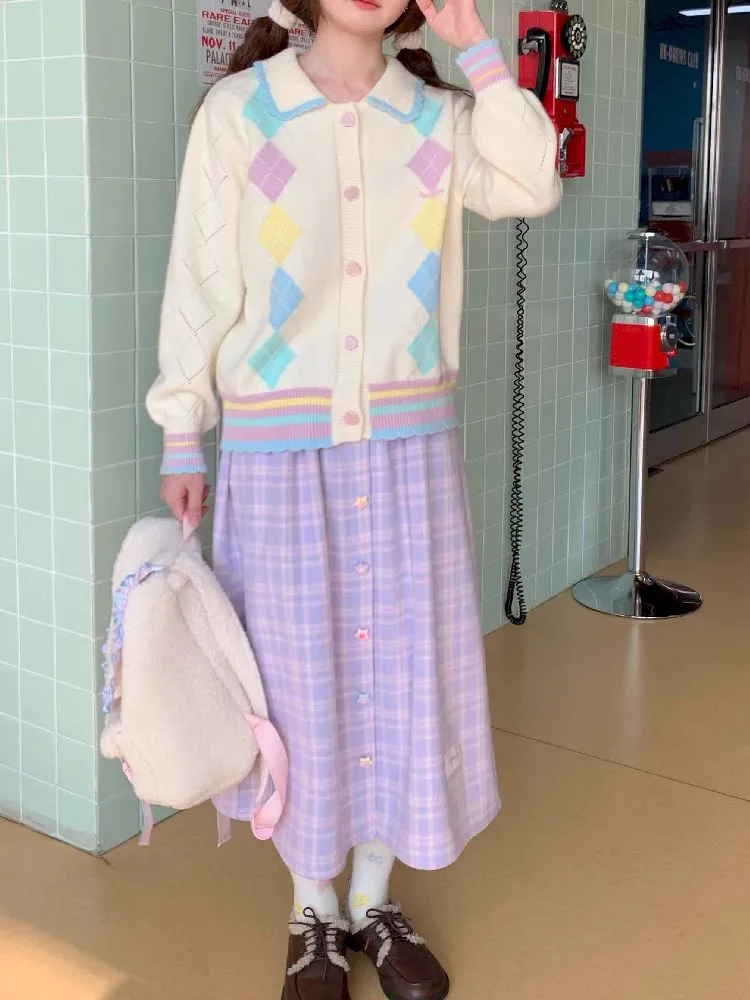 wool sweater girl cardigan jacket