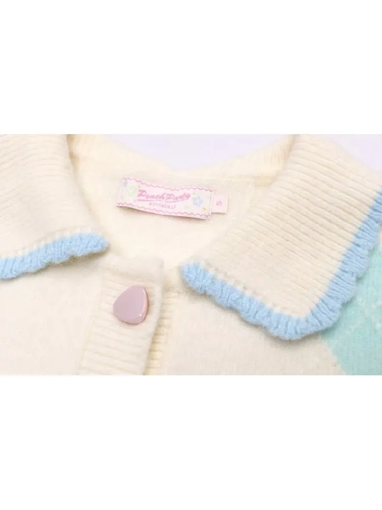 wool sweater girl cardigan jacket