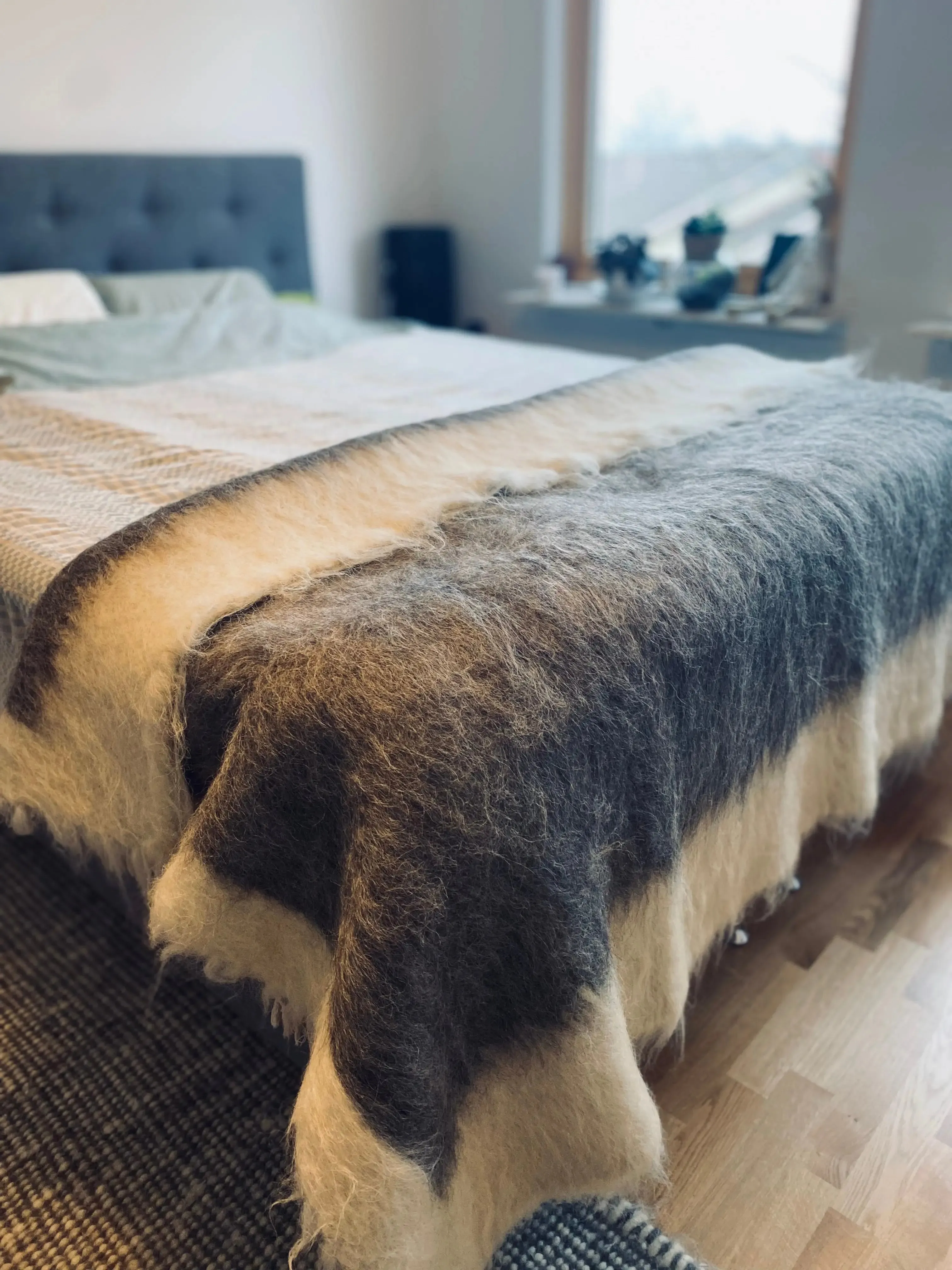 Wool Throw Blanket- 100% Organic Sheep Wool|Glencloud
