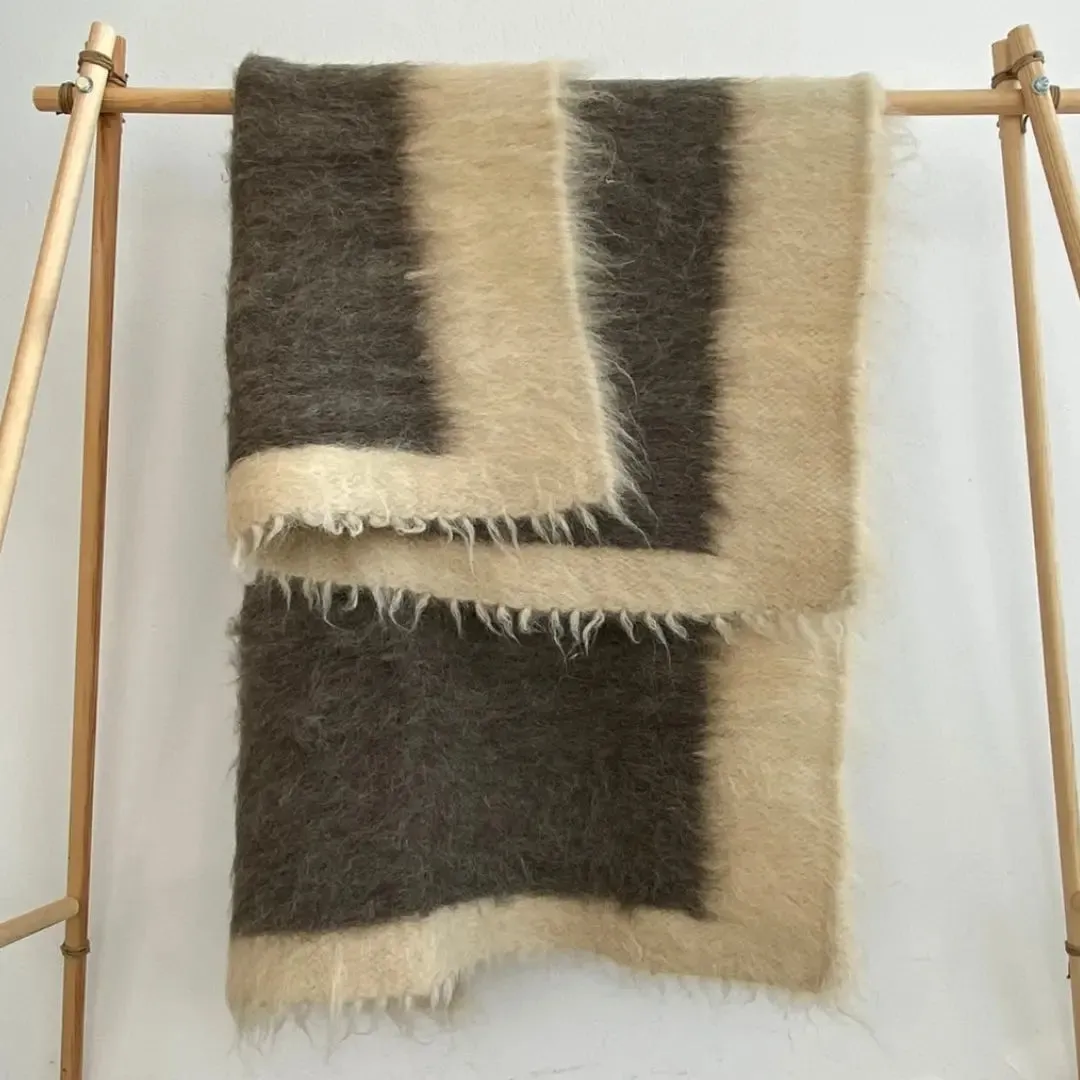 Wool Throw Blanket- 100% Organic Sheep Wool|Glencloud