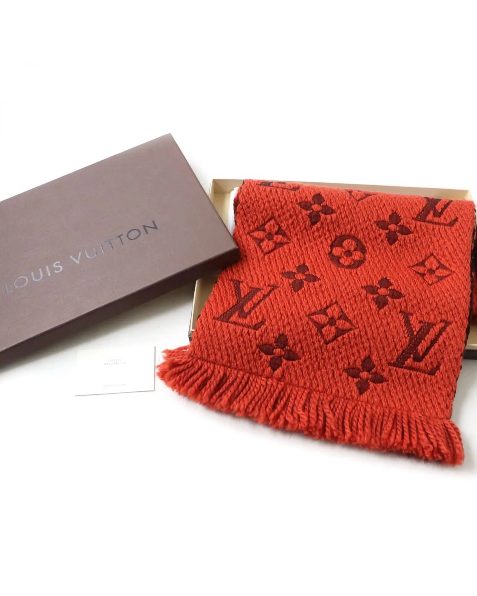 Woven Monogram Scarf Fringe