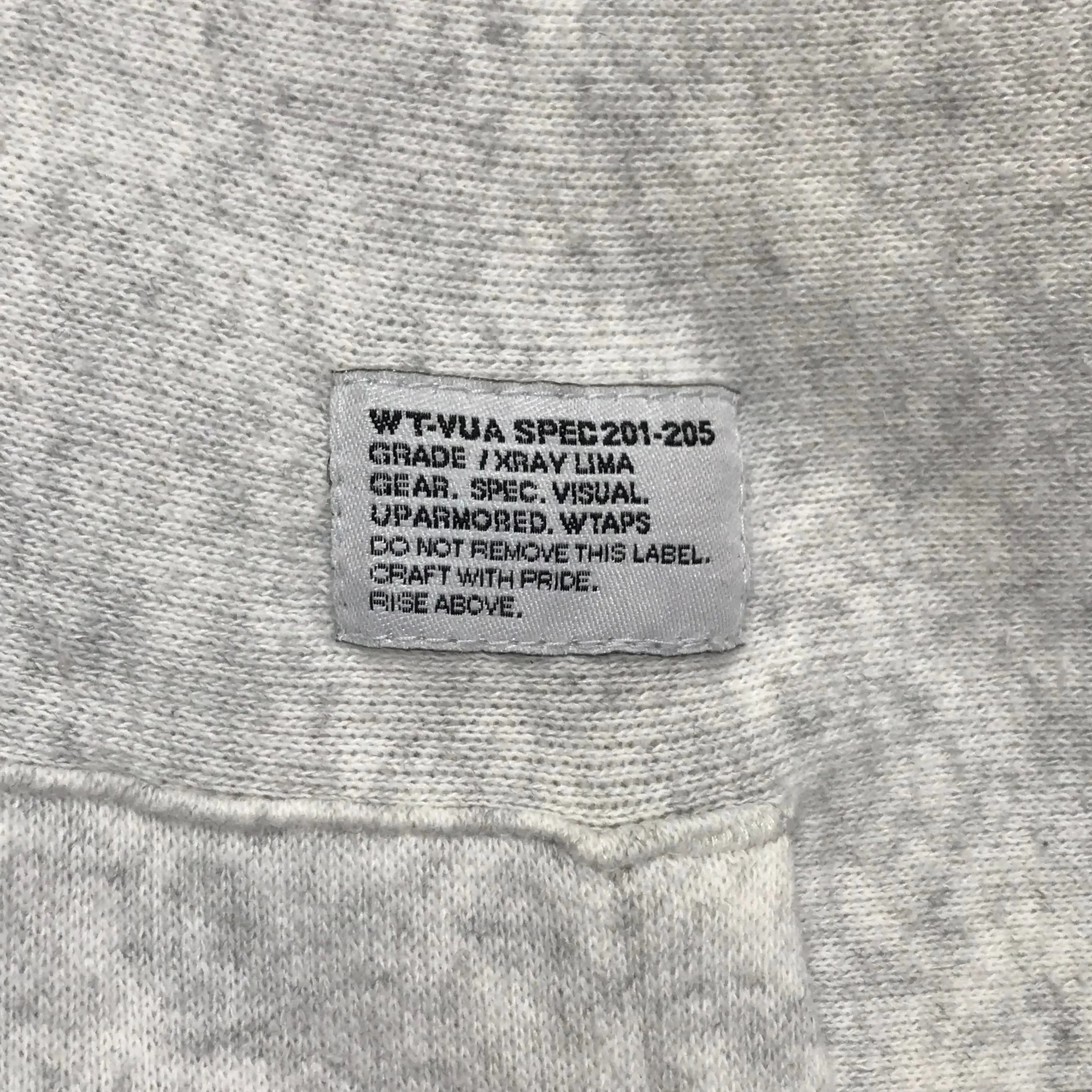 [XL] WTaps 09AW Hellweek Zip Up Hoodie Grey