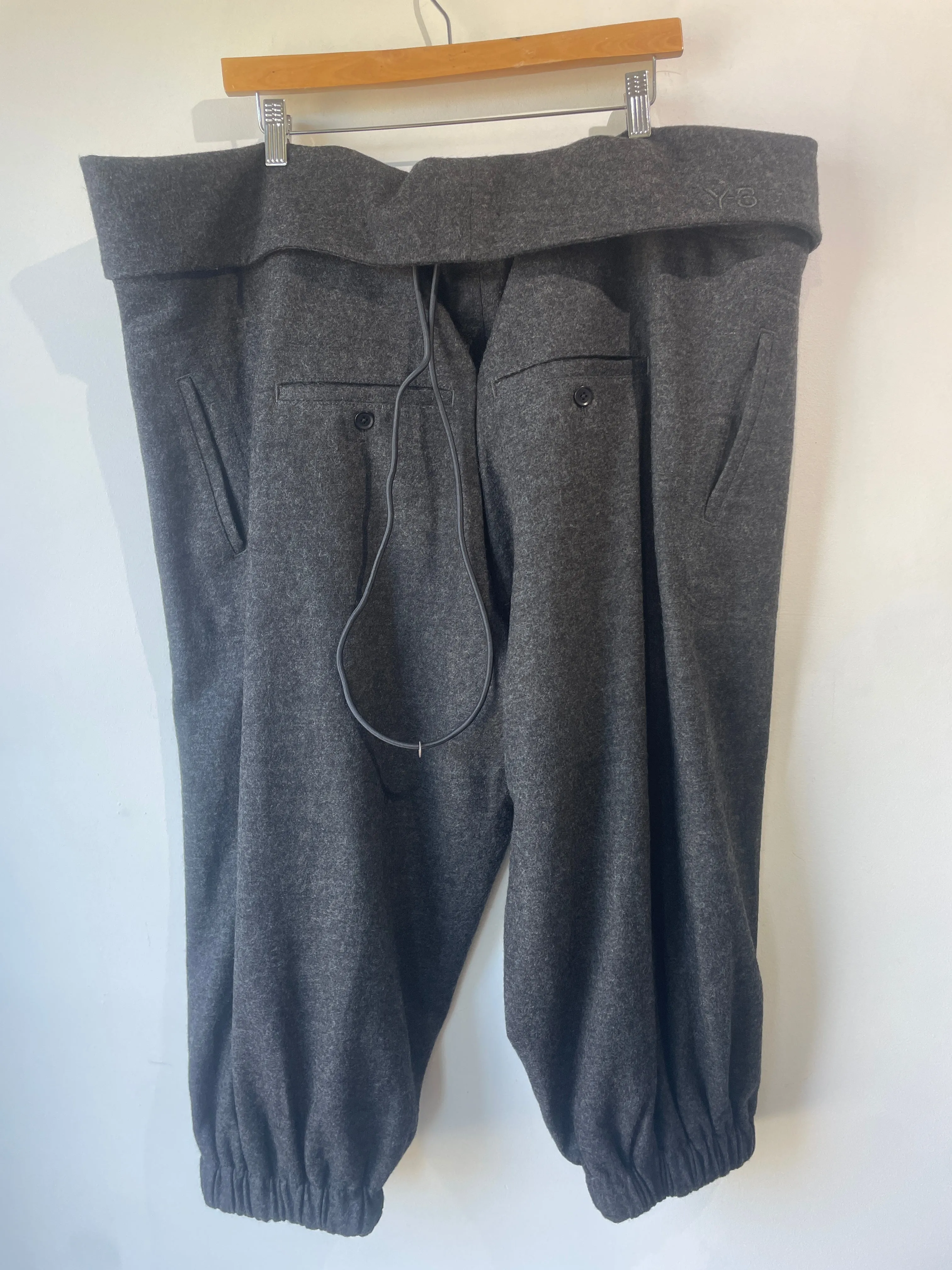 Y3 Drawstring Wool Pants