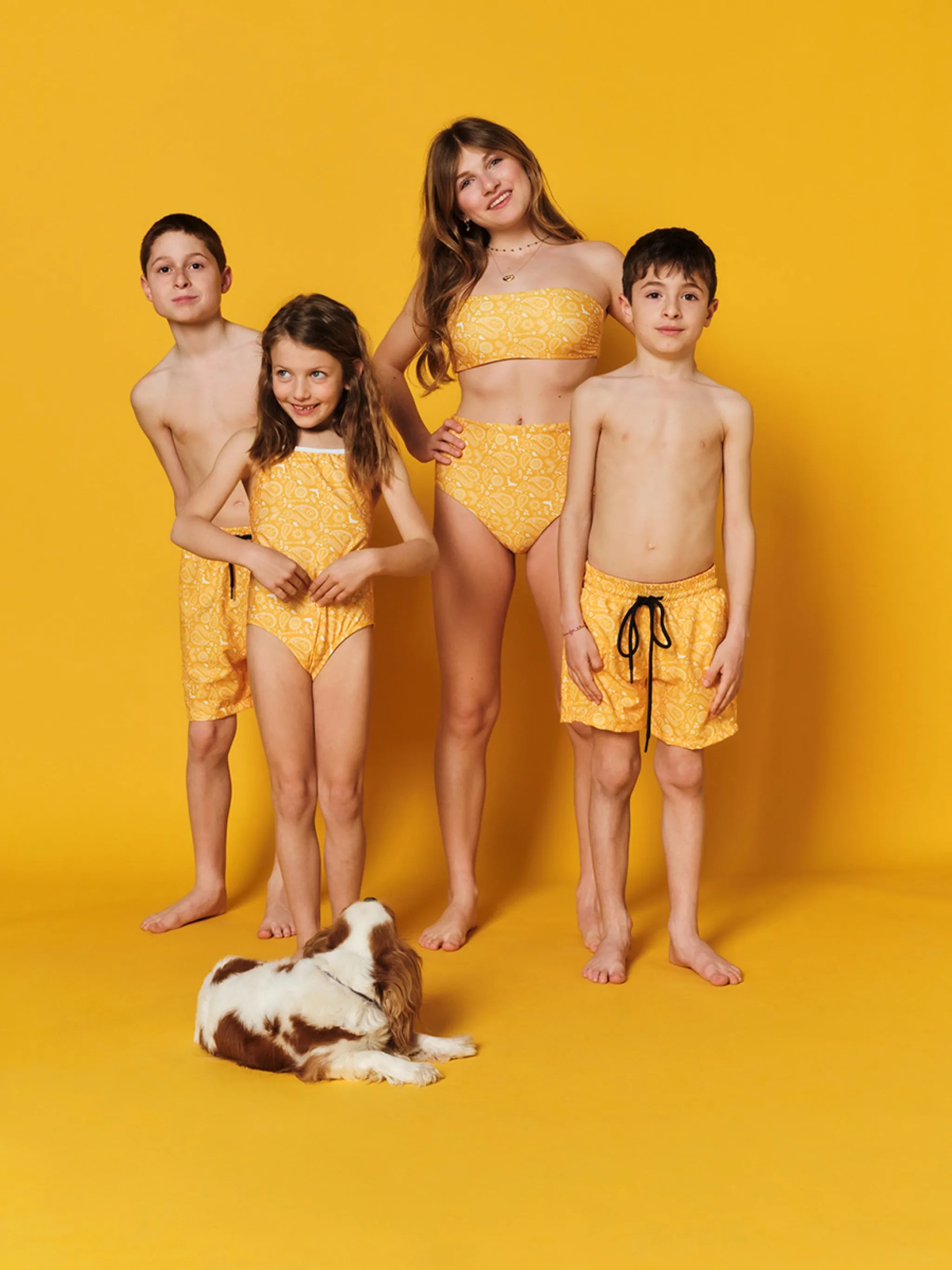 Yellow Bandana | Girls' Swimsuit