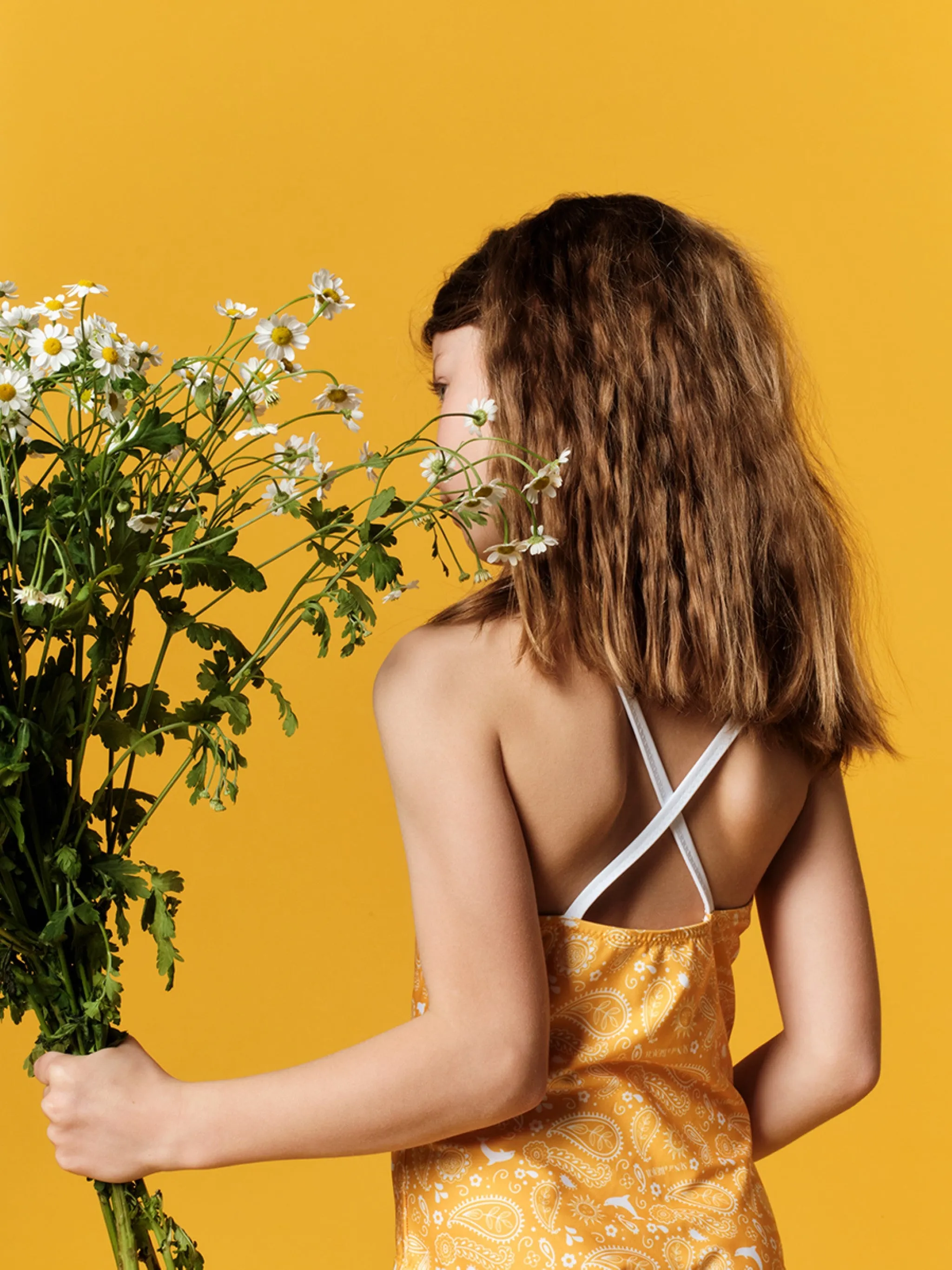 Yellow Bandana | Girls' Swimsuit