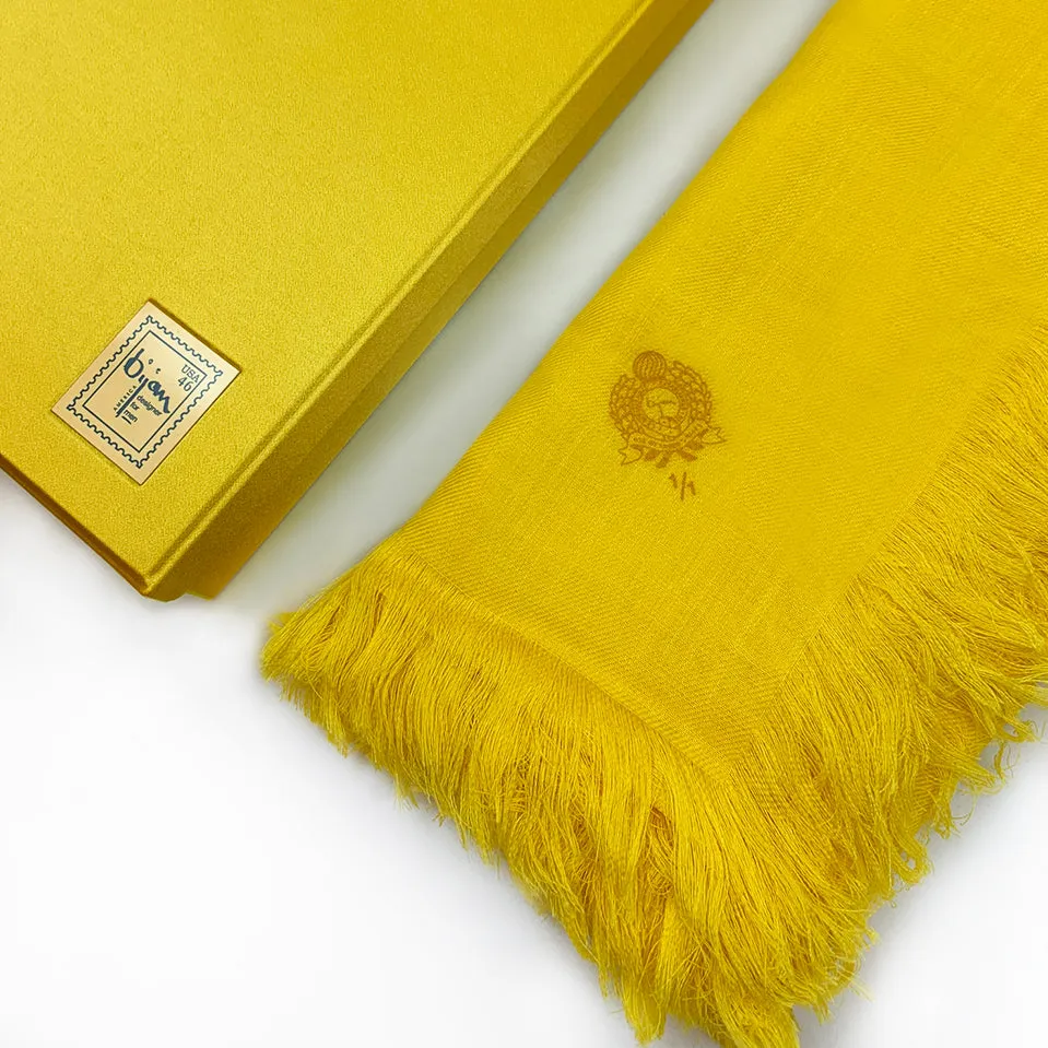Yellow Cashmere Shawl