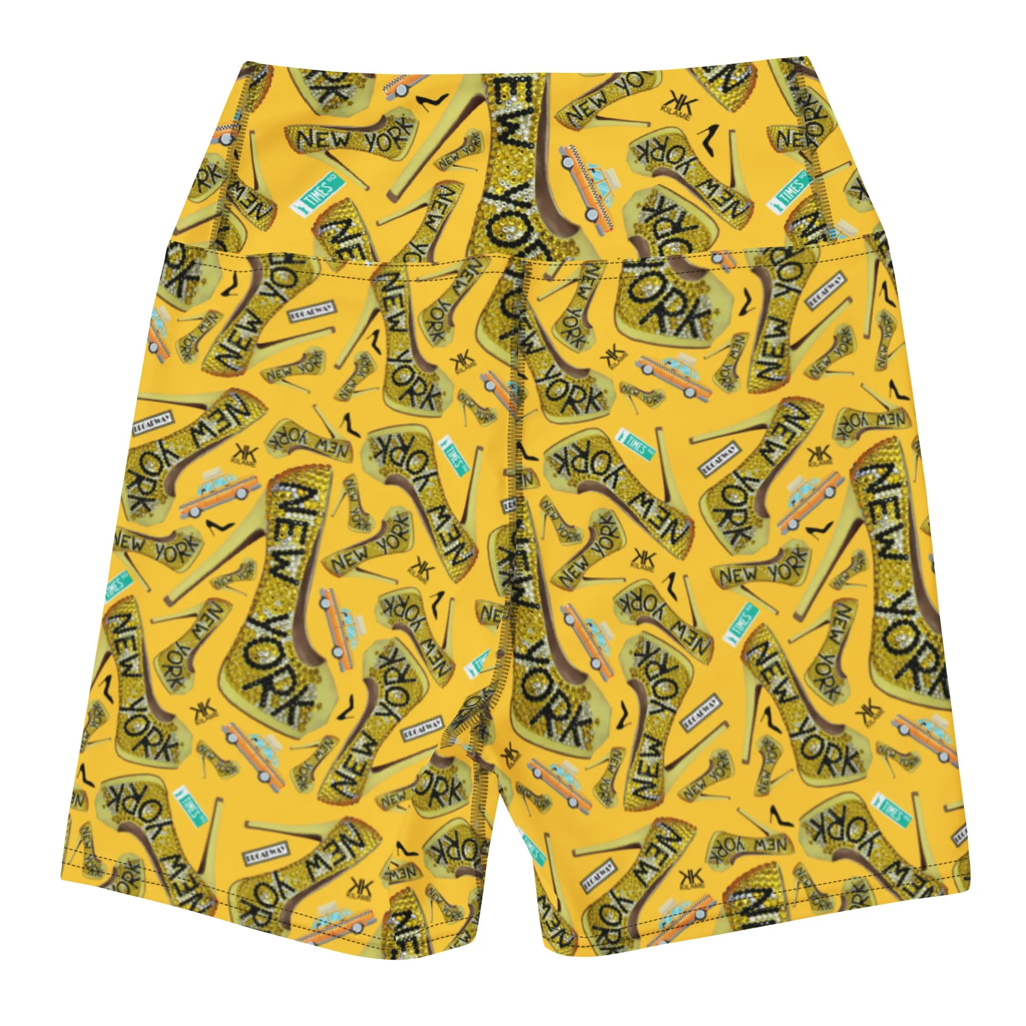 Yoga Shorts 'Yellow cab'