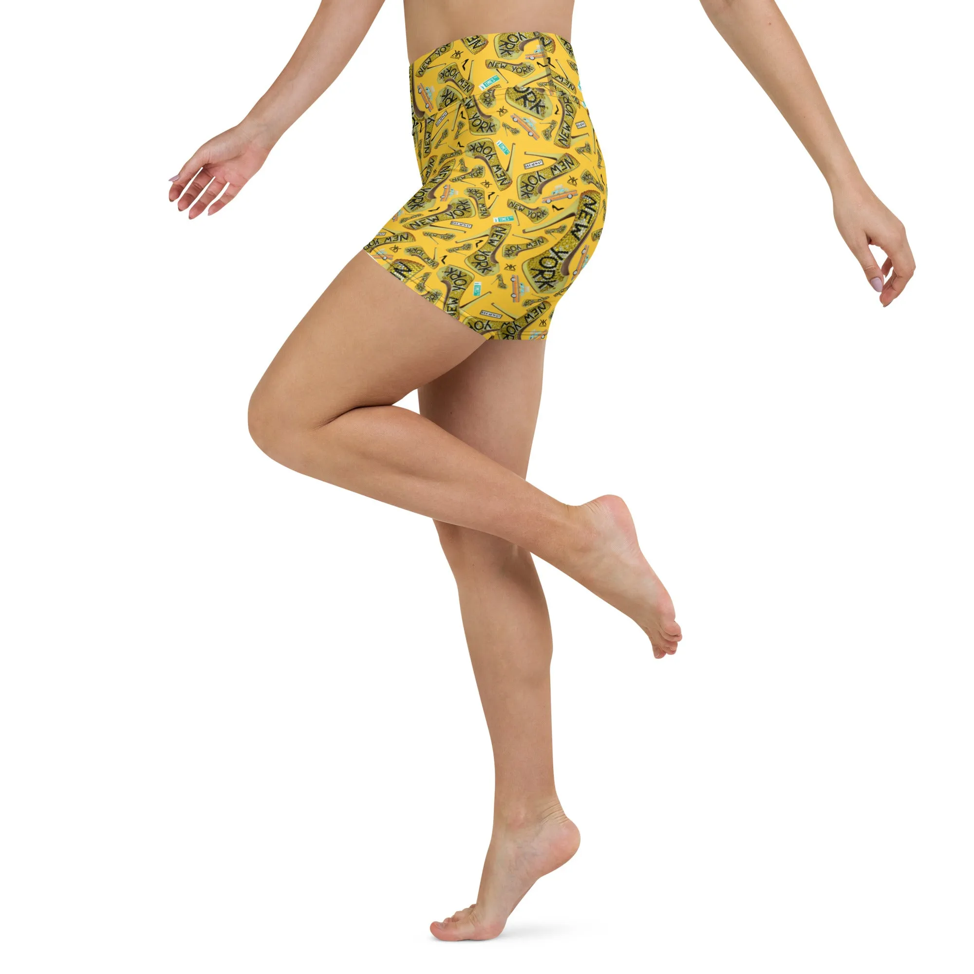 Yoga Shorts 'Yellow cab'