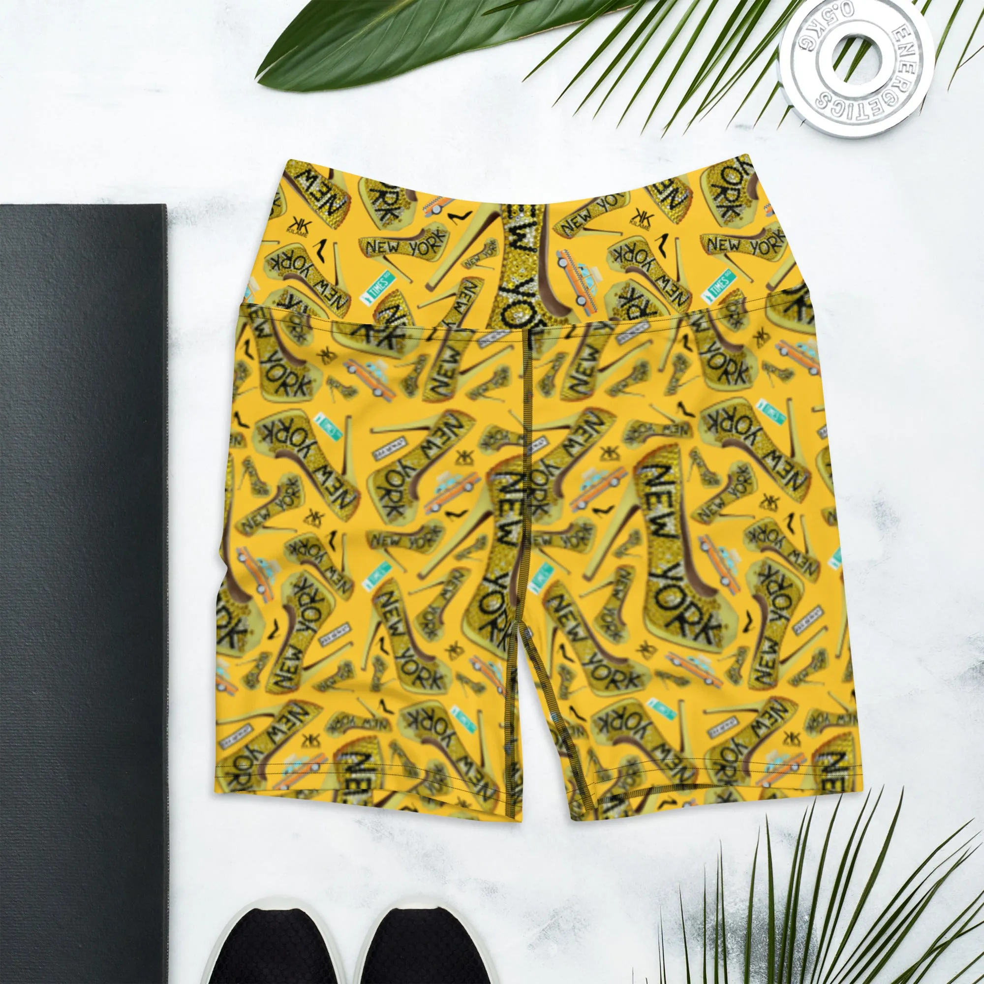 Yoga Shorts 'Yellow cab'