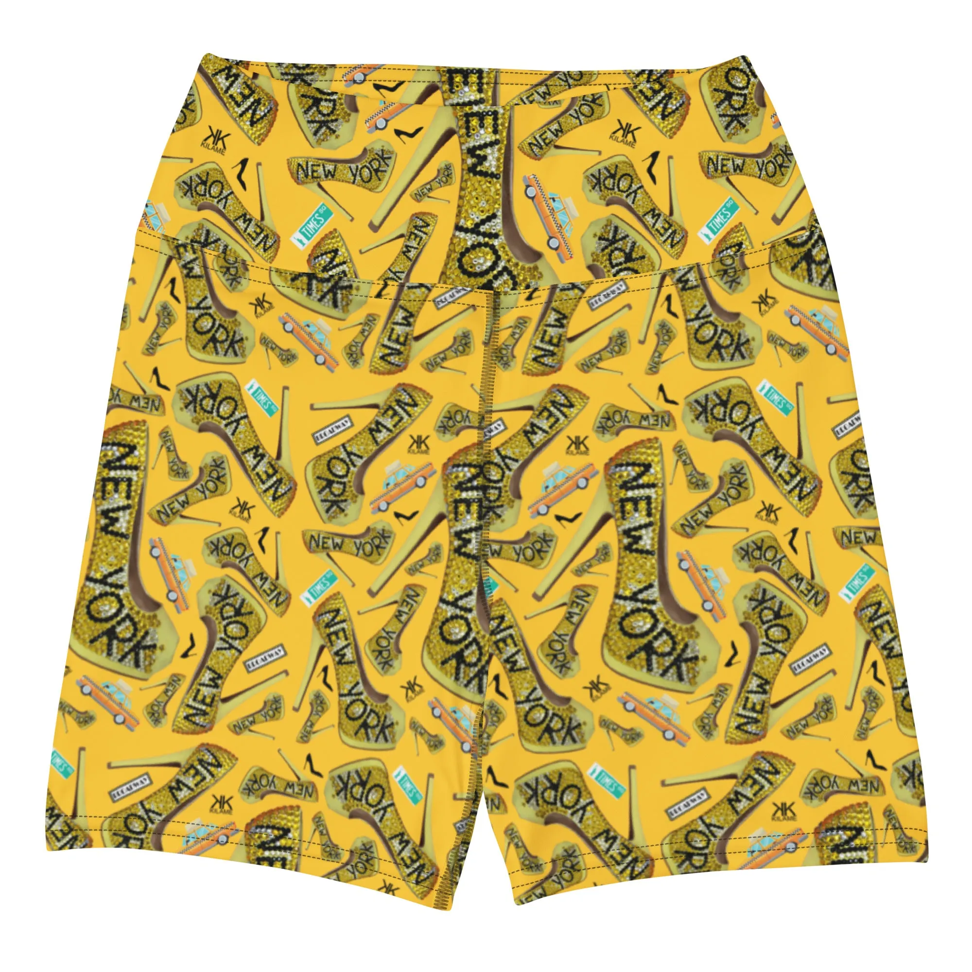 Yoga Shorts 'Yellow cab'