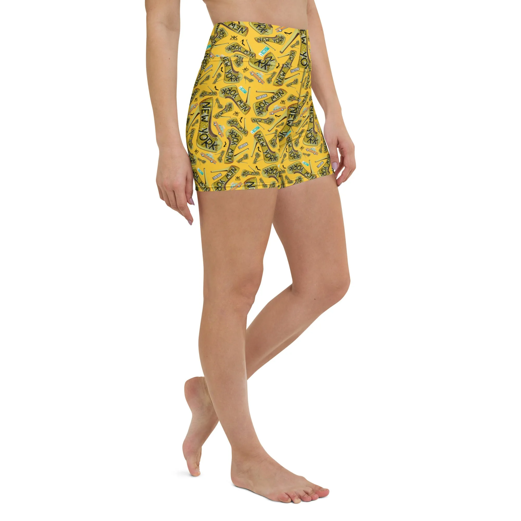 Yoga Shorts 'Yellow cab'