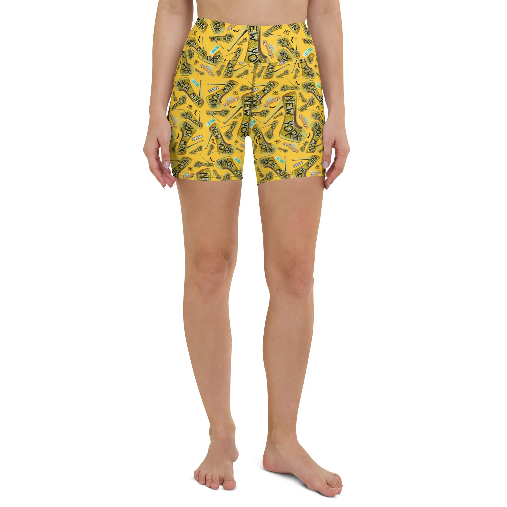 Yoga Shorts 'Yellow cab'