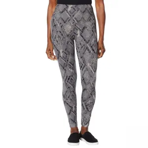 Yummie Women's Plus Size Rachel Printed Compact Cotton Leggings