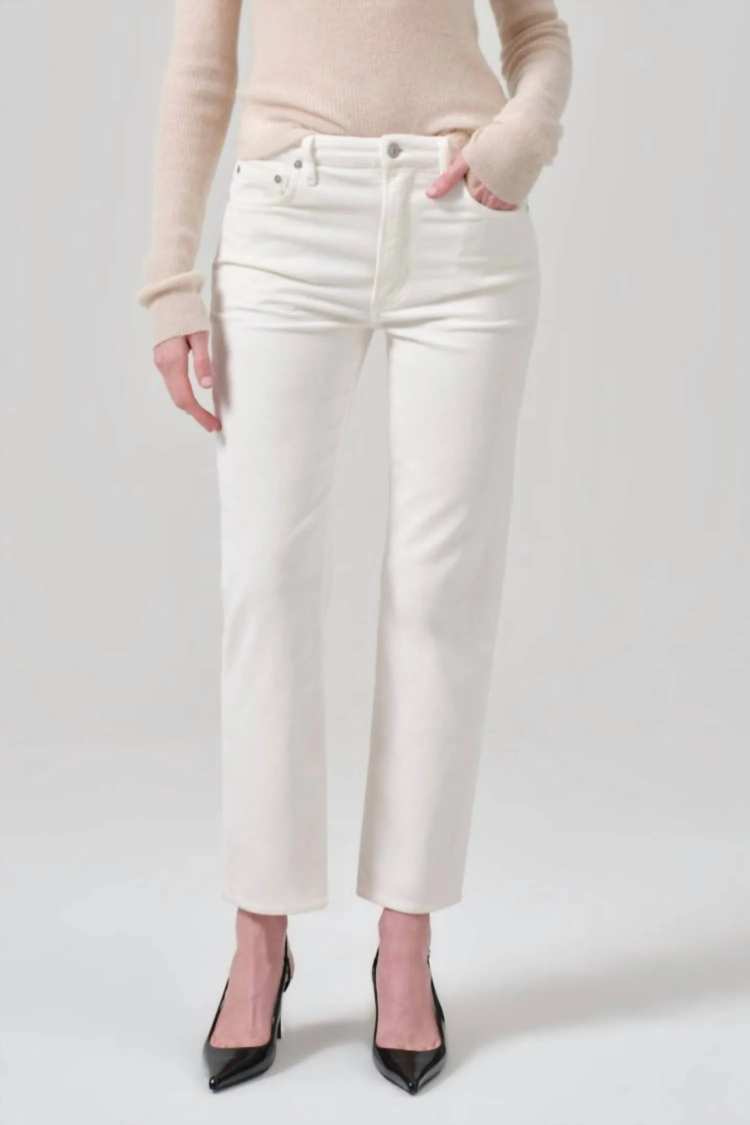 Zurie Corduroy Ankle Pants In Pashmina