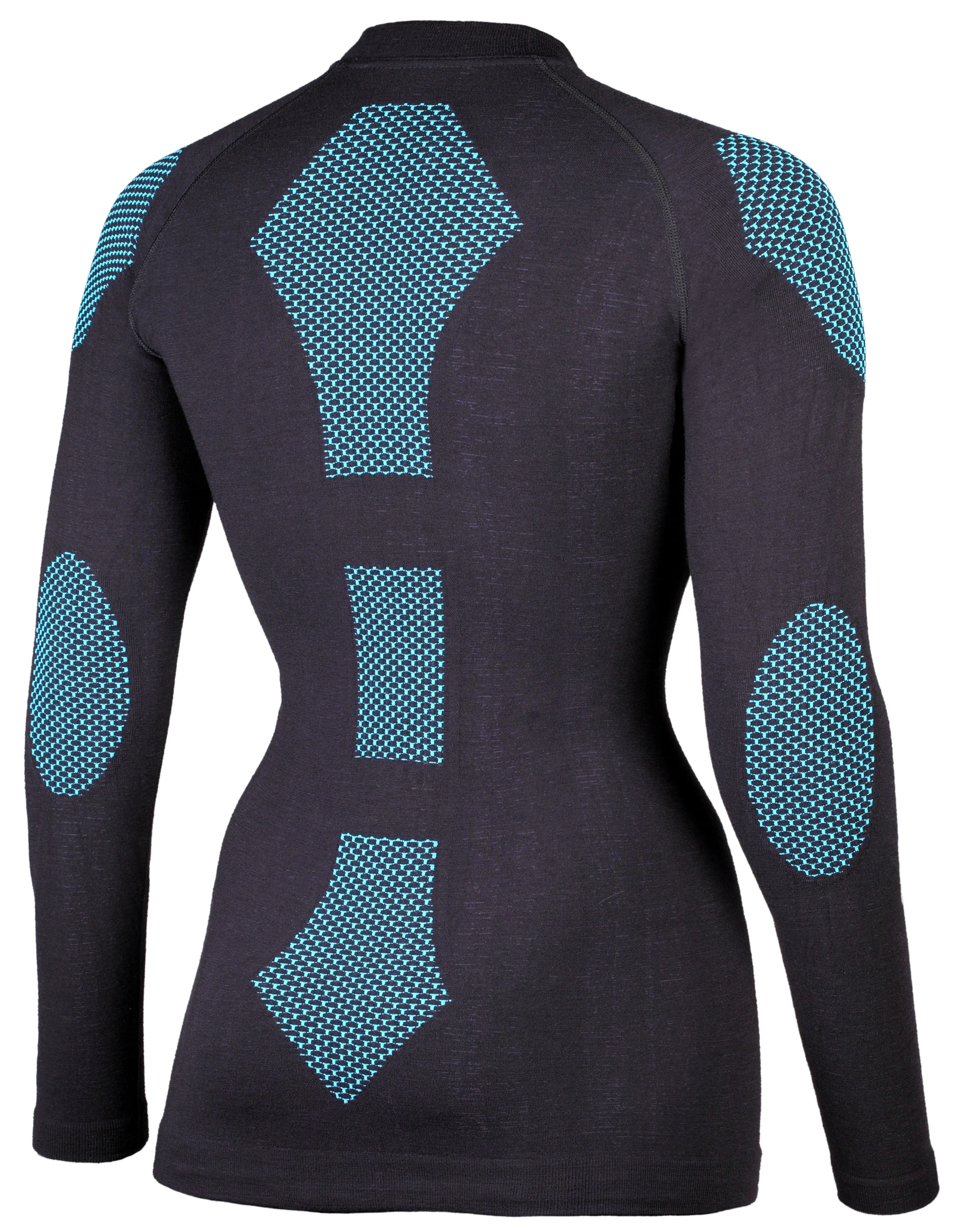 Zypi Thermal HMW11 SHIRT WOMEN BLACK/BLUE