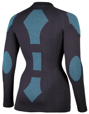 Zypi Thermal HMW11 SHIRT WOMEN BLACK/BLUE